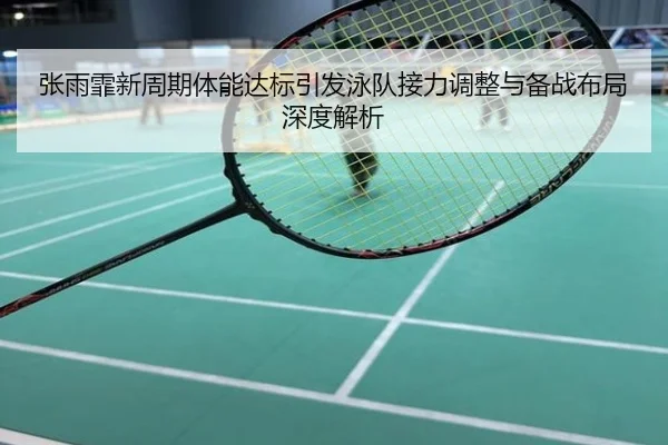 张雨霏新周期体能达标引发泳队接力调整与备战布局深度解析